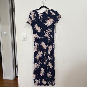 Floral Navy Dress